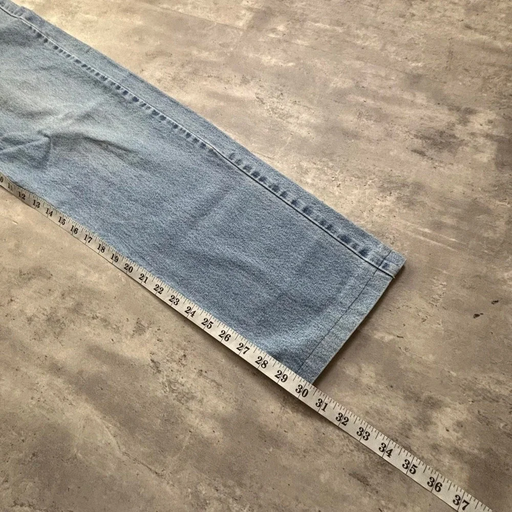 Levi's 615 Jeans Mens 35x30 Light Wash Orange Tab Vintage Straight Leg